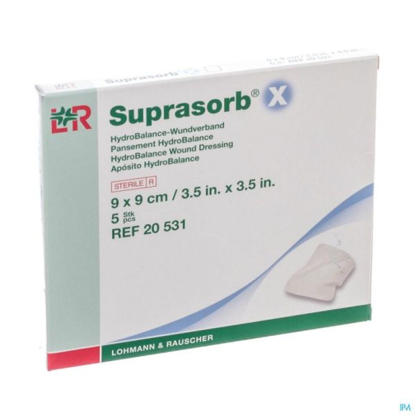 Suprasorb X 9x9cm 20531 5 Pièce