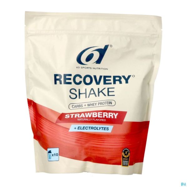 6d Recovery Shake Strawberry Poudre 850g