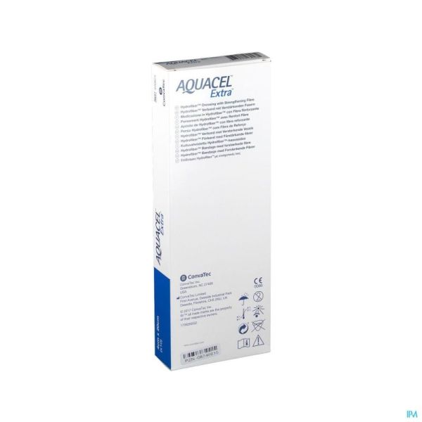 Aquacel Extra Pans Hydrofiber+renf.fibr. 4x20cm 10