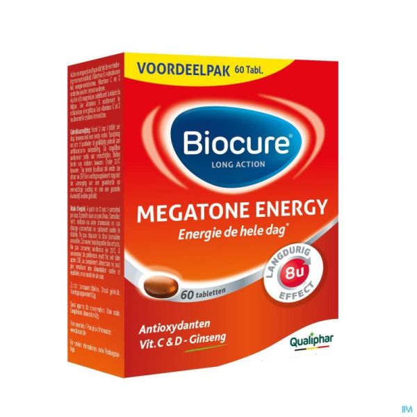 Biocure Megatone Energy La Comprimés 60