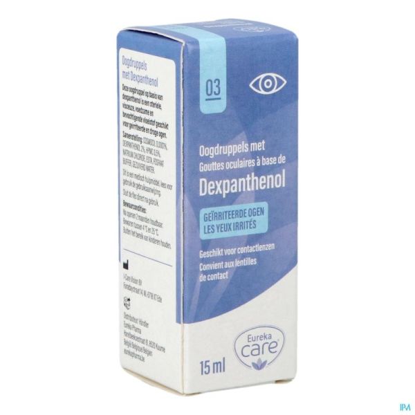 Eureka Care Collyr.yeux Irri.dexpanth.prov.b5 15ml