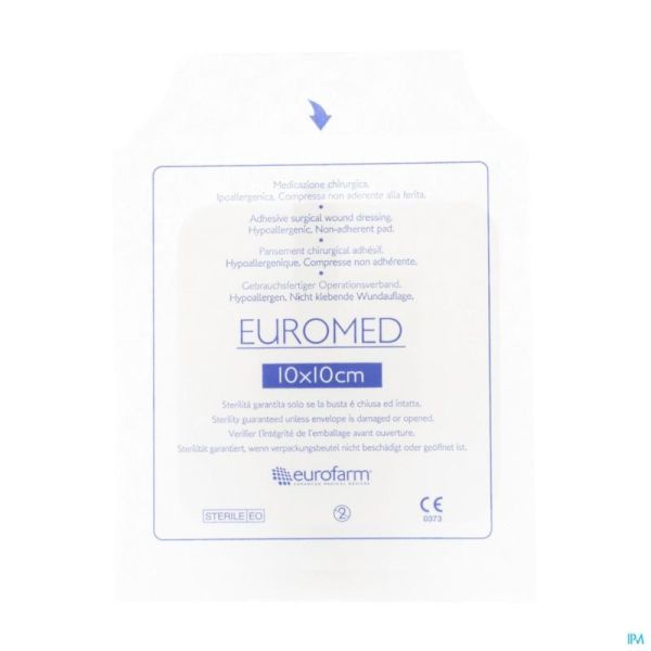 Euromed 10x10cm 1 Pièce