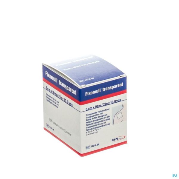 Fixomull T Fixation Pansement 5cmx10m 1 7221600