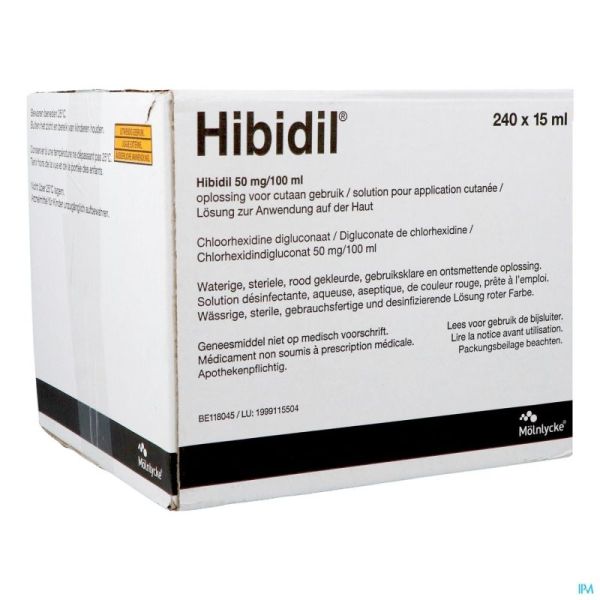 Hibidil 240x15 Ml Unit Dose