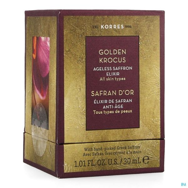 Korres Golden Krocus Elixir de Safran 30ml