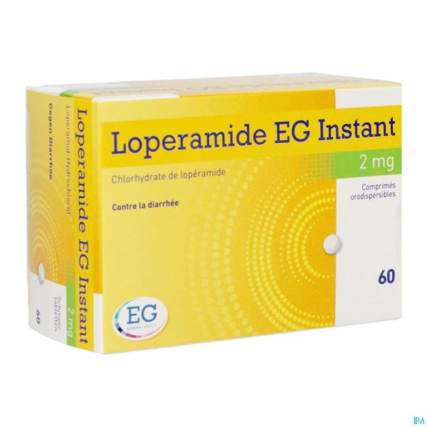Loperamide EG Instant 2Mg Comprimés Orodisp. 60
