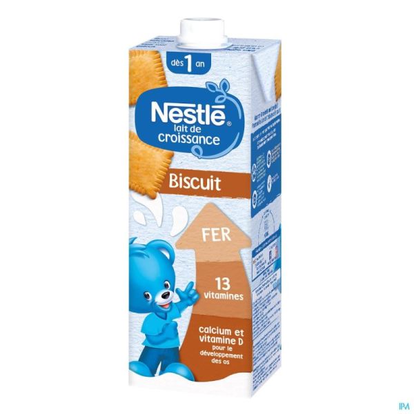 Nestle Lait Croissance + Biscuit 1 L