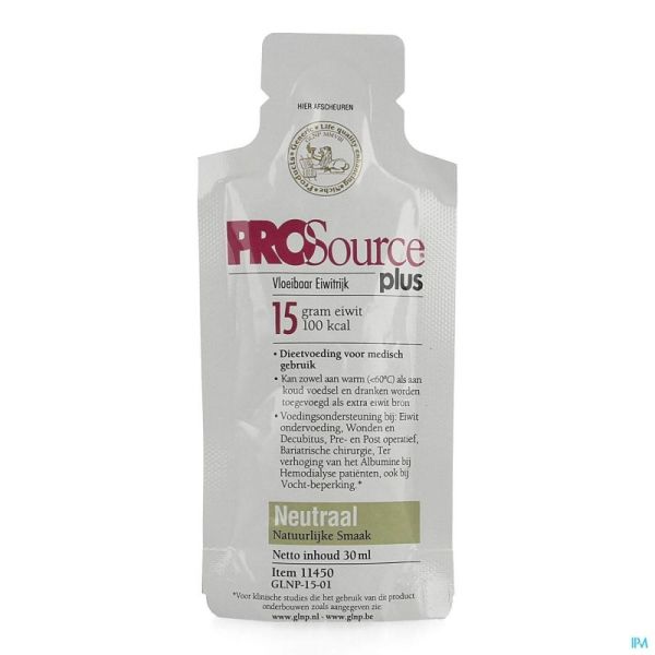 Prosource Plus Neutre 15g Protein Sachets 1x30ml