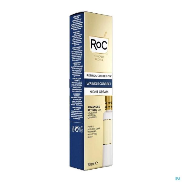 Roc Retinol Correx. Wrinkle Night Cream Flacon 30ml