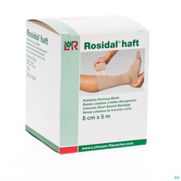 Rosidal Haft Bande Cohesive 8cmx5m 31974