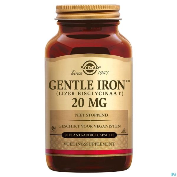 Solgar Gentle Iron V-gélules 90x20mg