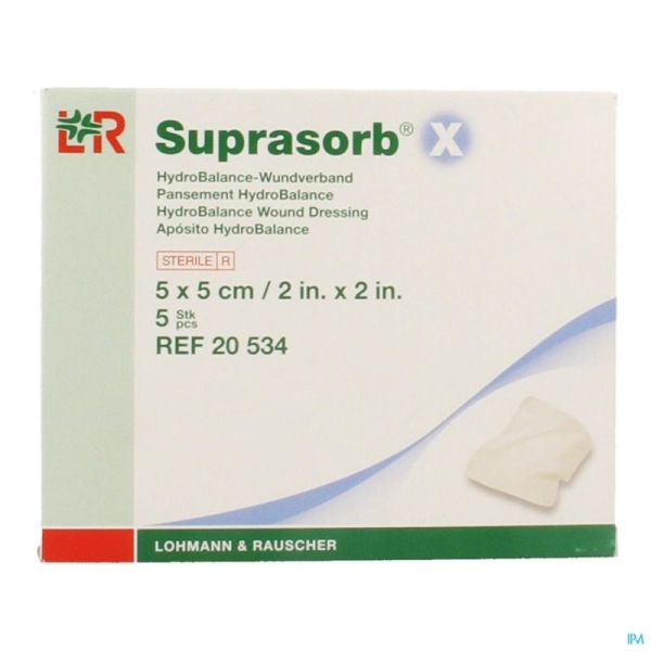 Suprasorb X 5x5cm 20534 5 Pièce