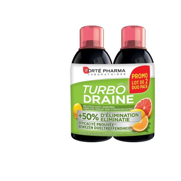 Turbodraine Agrumes Forte Pharma 2x500ml