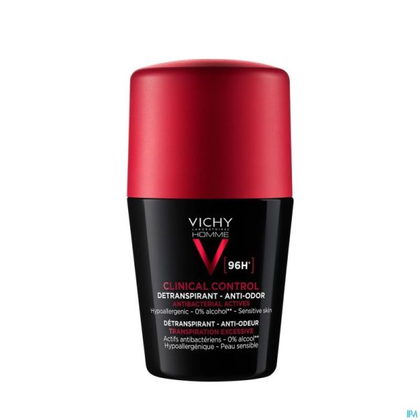 Vichy Homme Déodorant Roller Clinical Control 96h 50ml Nf
