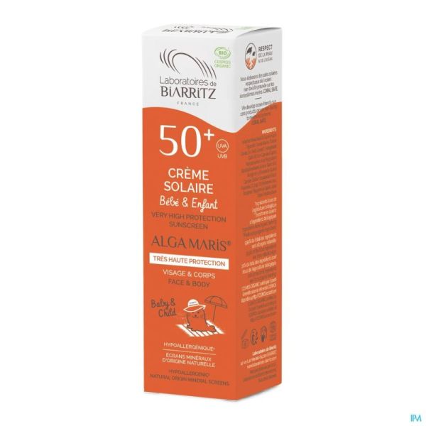 Alga Maris Crème Solaire Enfant Ip50+ 100ml