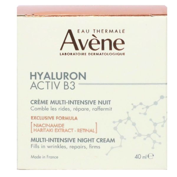 Avène Hyaluron Activ B3 Crème de Nuit Multi-intensive 40ml