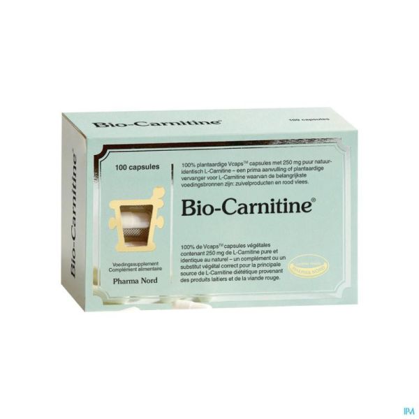 Bio-carnitine 250mg V-caps 100