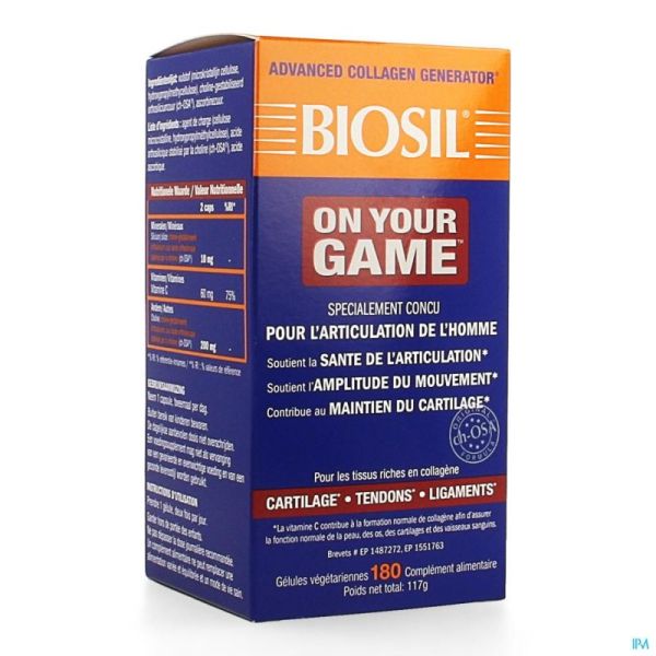 Biosil On Your Game Gélules 180