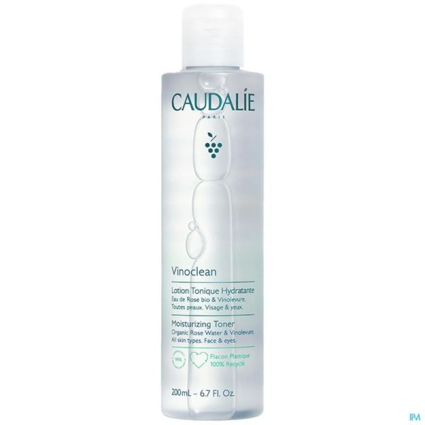 Caudalie Vinoclean Lotion Tonique Hydratante 200ml Prix Permanent