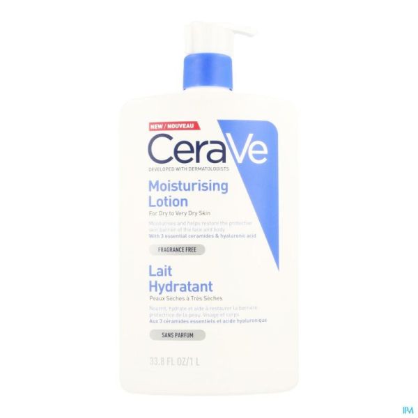 Cerave Lait Hydratant Pompe Flacon 1l