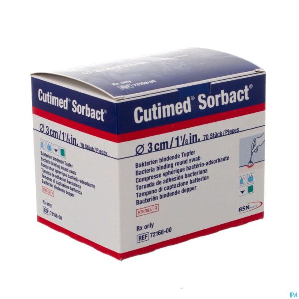 Cutimed Sorbact Tampons Sachet 14x5 7216800