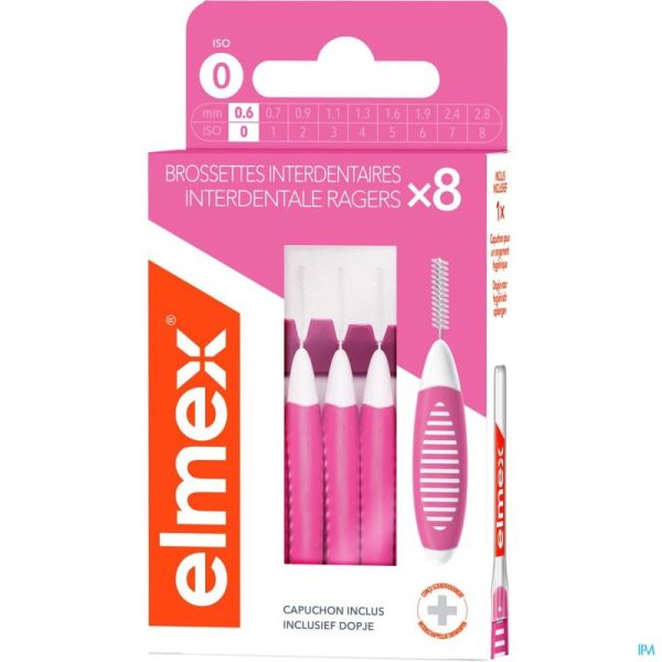 Elmex Set Brossettes Interdentaires Iso 0 0.6mm