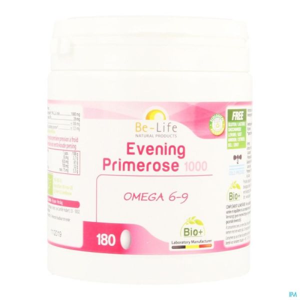 Evening Primrose 1000 Be Life Bio Gélules 180