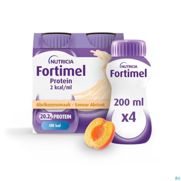 Fortimel Protein 2kcal Abricot 4x200ml