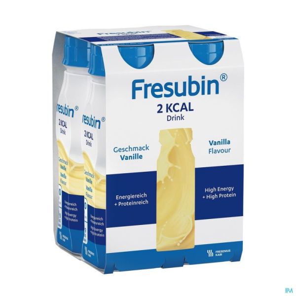 Fresubin 2 Kcal Drink Vanille 4x200 Ml