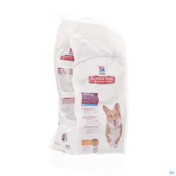 Hills Science Plan Chien Adulte Advance Fitness Mini Breed Croquettes Poulet 3kg