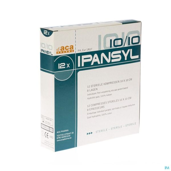 Ipansyl Compr St 10x10 8pl 12 Pièce