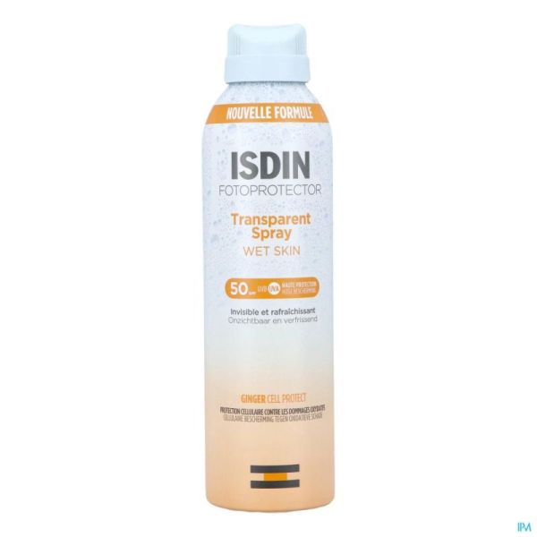 Isdin Fotoprotect. Spray Transparent Wet Skin Ip50 250ml