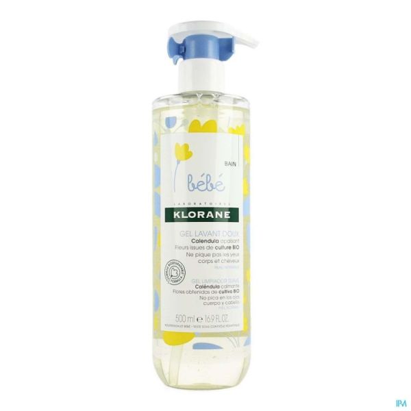 Klorane Bébé Gel Lavant Doux 500ml