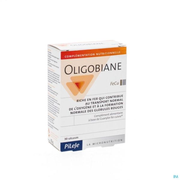 Oligobiane Fe Cu 30 Gélules 