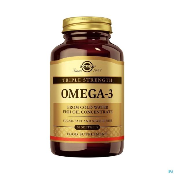 Solgar Omega 3 Triple Strength Softgel 50