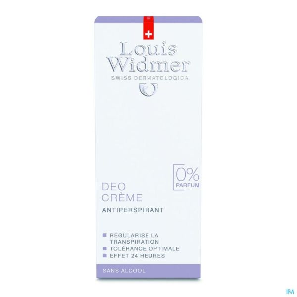 Widmer Déodorant Crème Sans Parfum 40ml