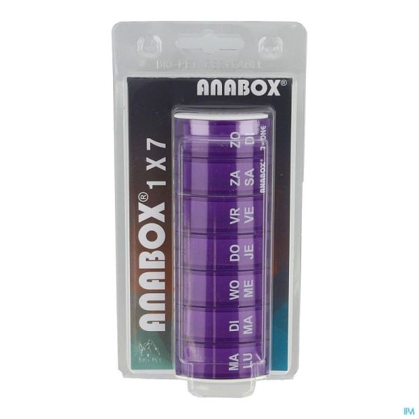 Anabox Pilulier Semaine Pourpre