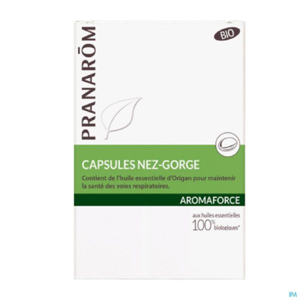 Aromaforce Nez Gorge Gélules 30