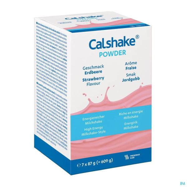 Calshake Fraise Sachets 7x87g 7951151