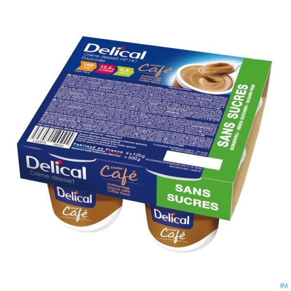 Delical Crème Dessert Hp-hc Koffie S S 4