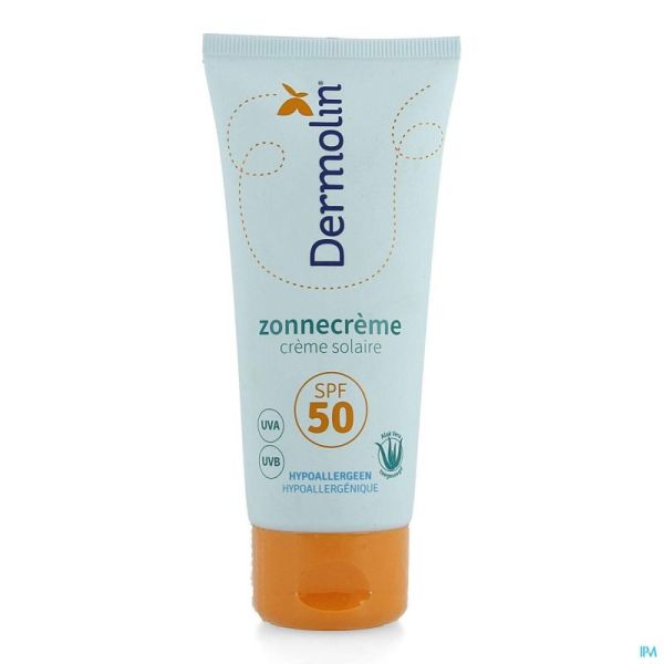 Dermolin Crème Solaire Spf50 Tube 75ml