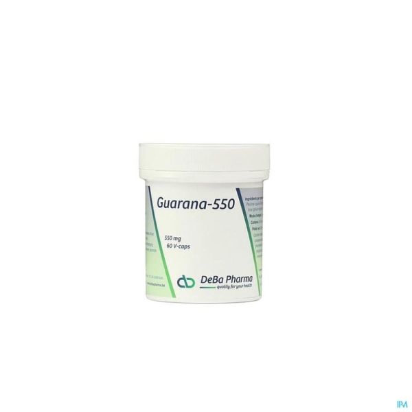 Guarana Deba 60 V-gélules 550 Mg