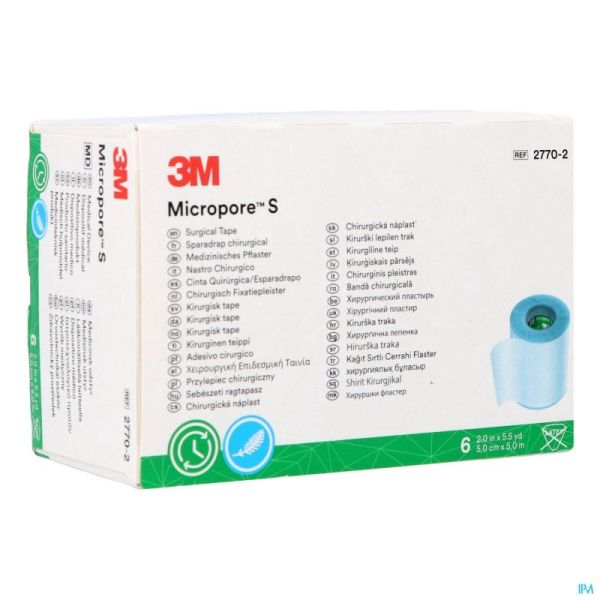 Micropore S 3m Sparadrap 5 X500cm