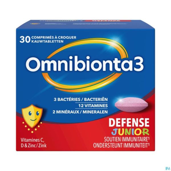 Omnibionta 3 Defense Junior Comprimés A Croquer 30