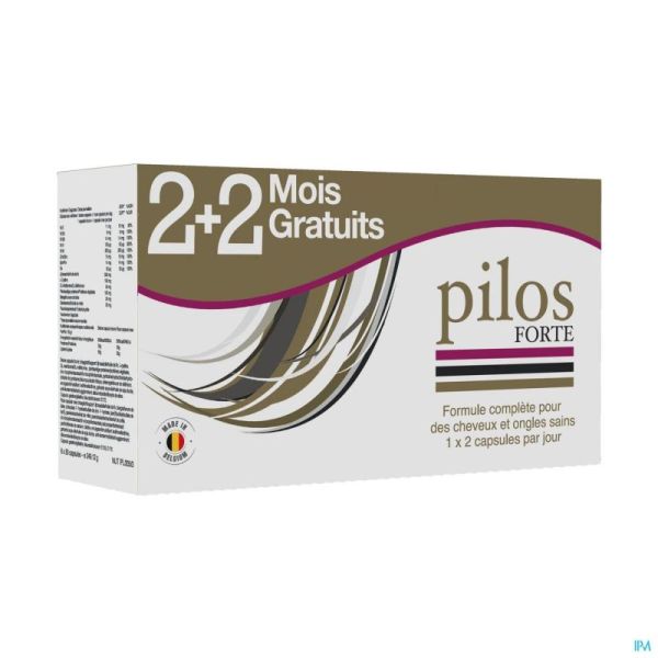 Pilos Forte Gélules 4x60 2 Mois + 2 Mois Gratuits