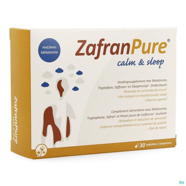 Zafranpure Calm & Sleep Comprimés 30