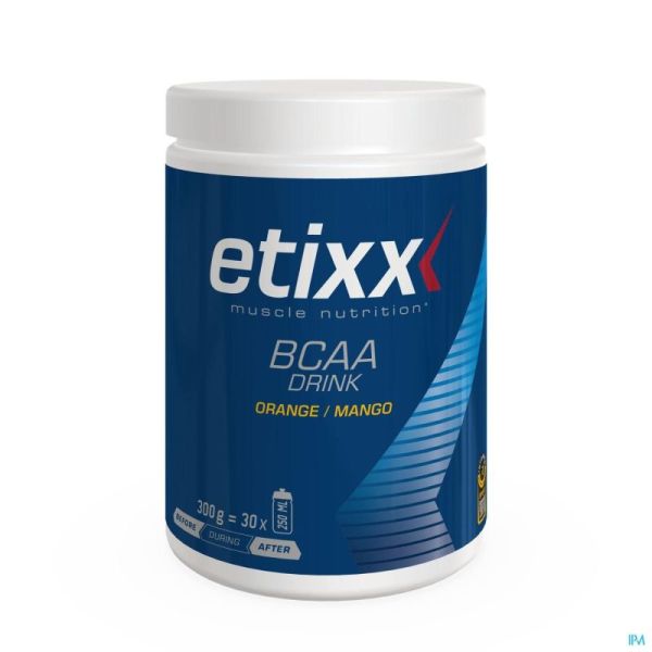 Etixx Bcaa Orange/mangue Poudre 300 Gr