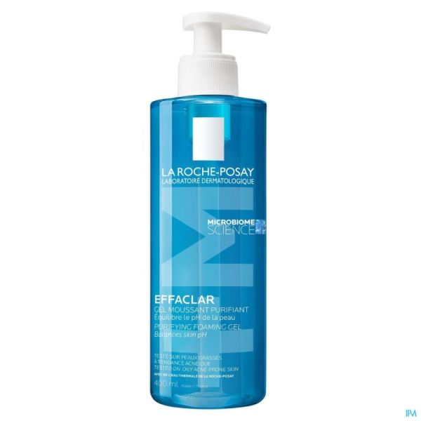 La Roche Posay Effaclar Gel Moussant Peaux Grasses 400ml