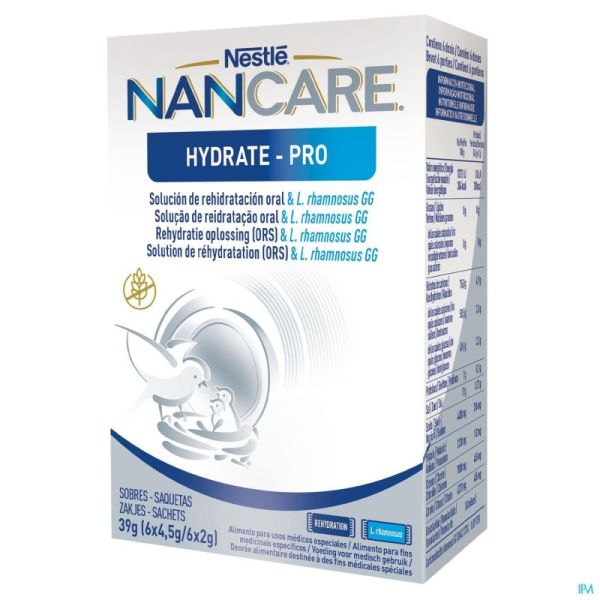Nancare Hydrate Pro Ors Sachets 6x4,5g 6x2g