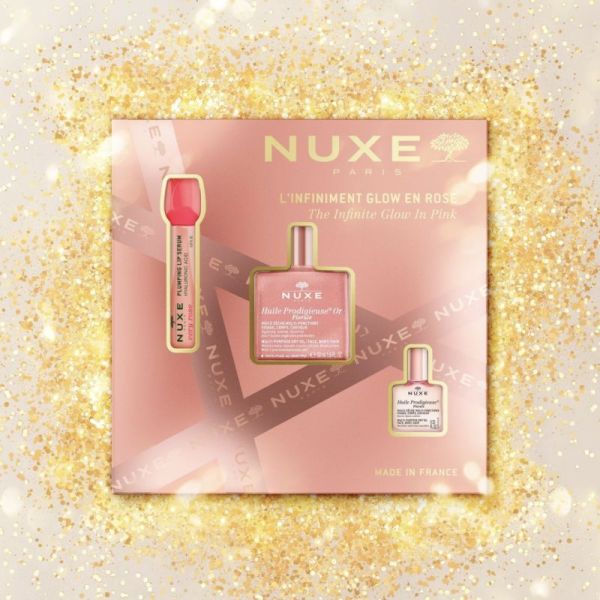 Nuxe Coffret Noël L'Infiniment Glow en Rose